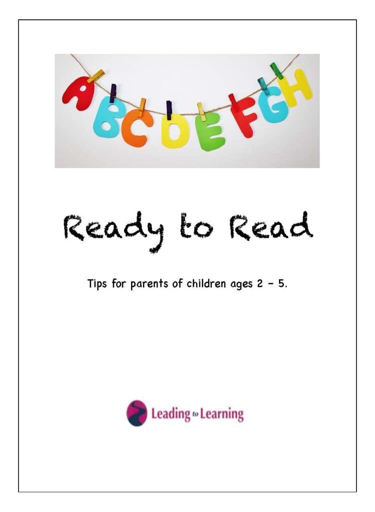 Ready to Read - Tips for Parents of Kids 2-5