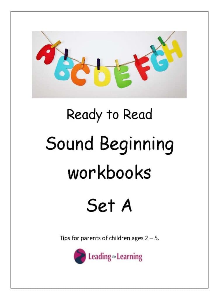 Ready to Read Sound Beginning workbook Set A