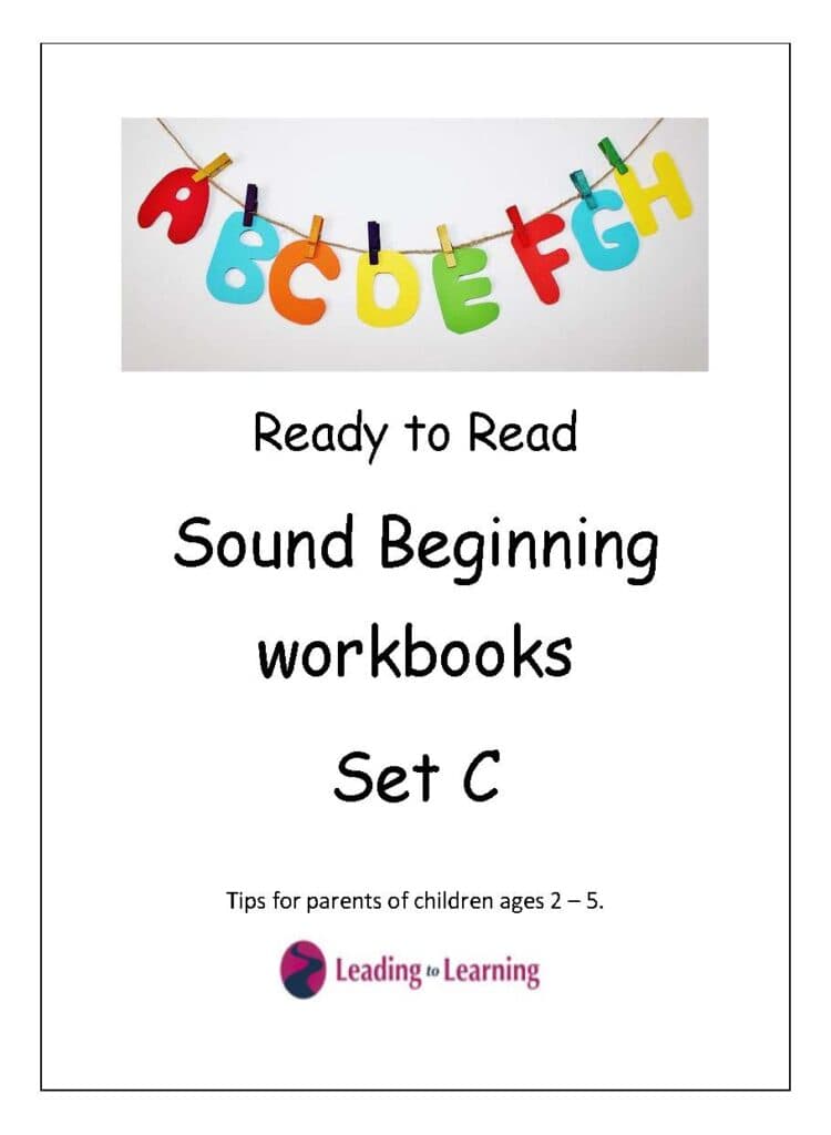 Ready to Read Sound Beginning workbook Set C