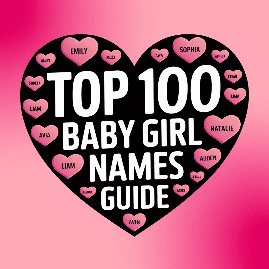 Top 100 Baby Girl Names Guide With Meanings